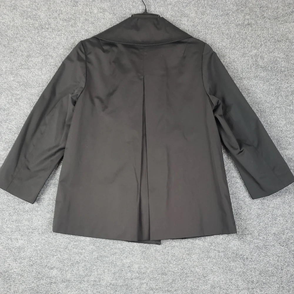 Express Double Breasted Fashionable Women's Jacket Front Pockets Black